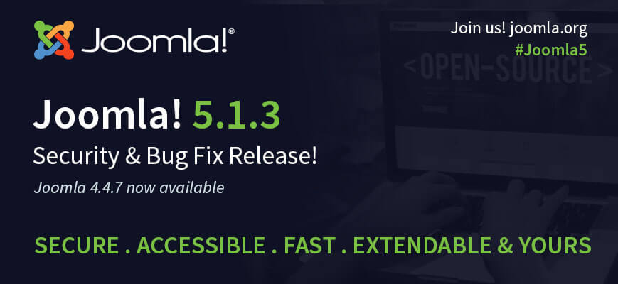 Joomla 5.1.3 и Joomla 4.4.7: исправления багов и улучшение безопасности