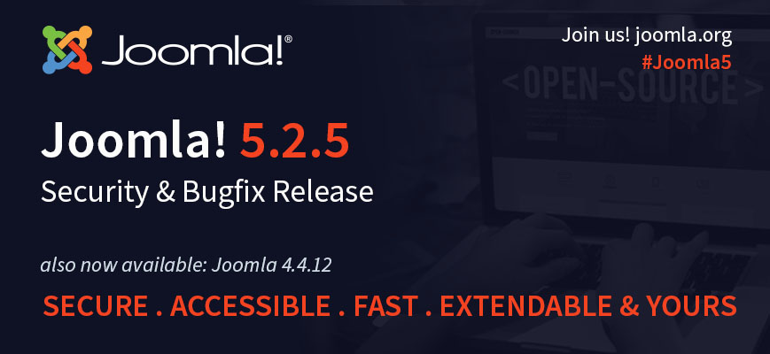 Joomla 5.2.5: патч безопасности и устранения багов